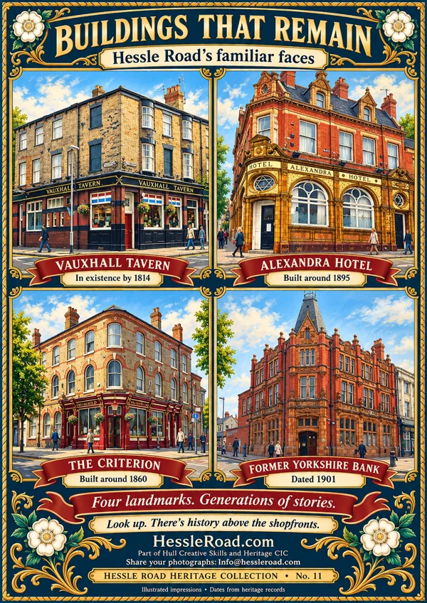 Buildings That Remain illustrated artwork