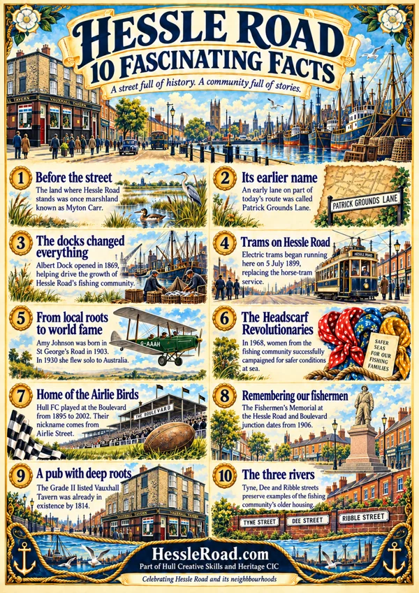 Illustrated artwork: Ten Fascinating Facts