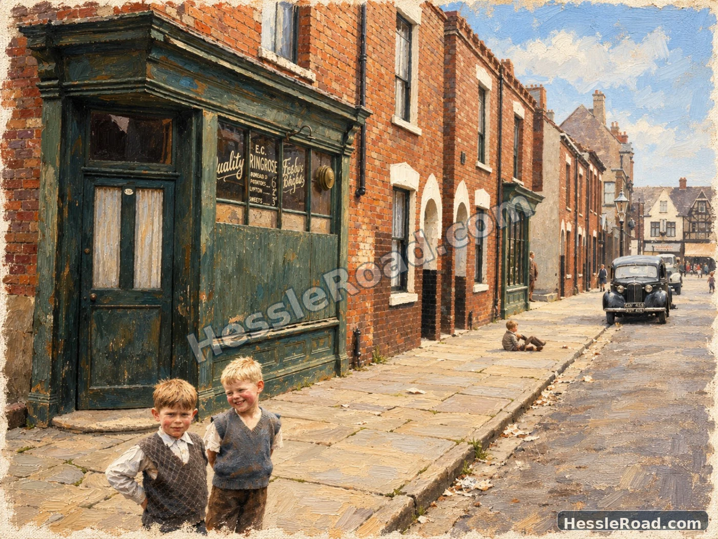 Backstreet shop row