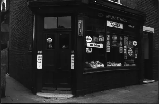 Flinton Street showing Mitchell's shop